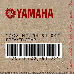 7C3-H7204-81-00 Original OEM YAMAHA