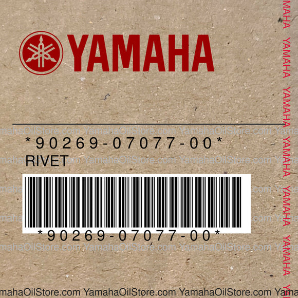 90269-07077-00 Original OEM YAMAHA