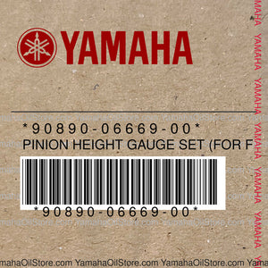 90890-06669-00 Original OEM YAMAHA