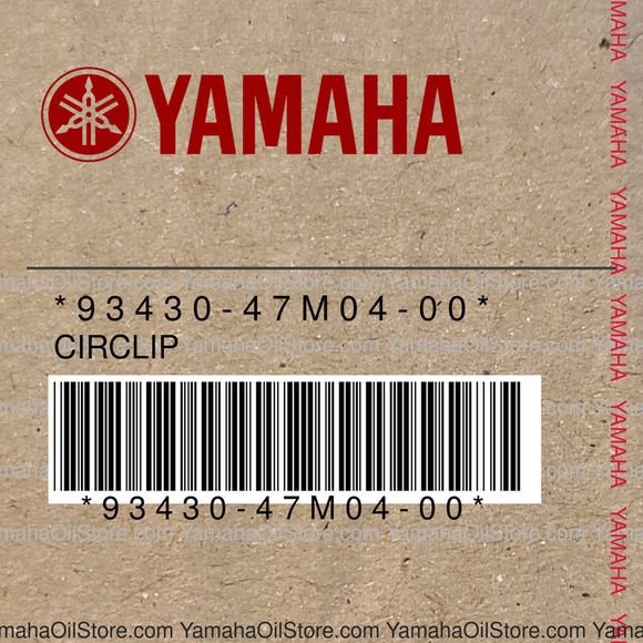 93430-47M04-00 Original OEM YAMAHA