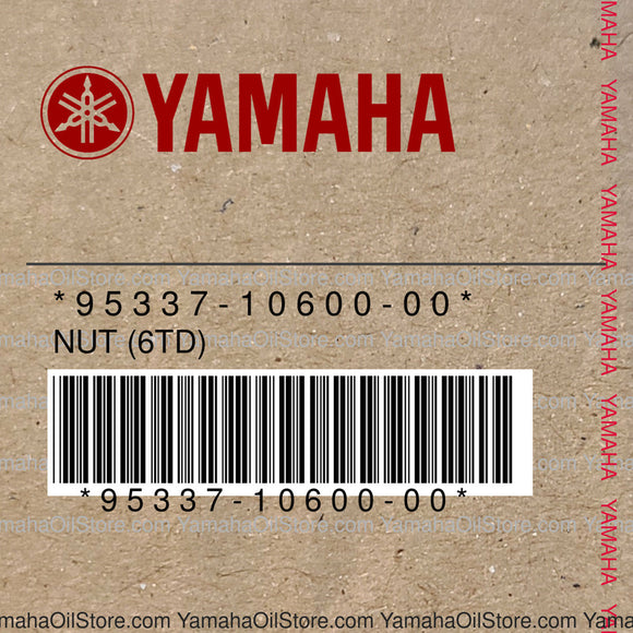 95337-10600-00 Original OEM YAMAHA