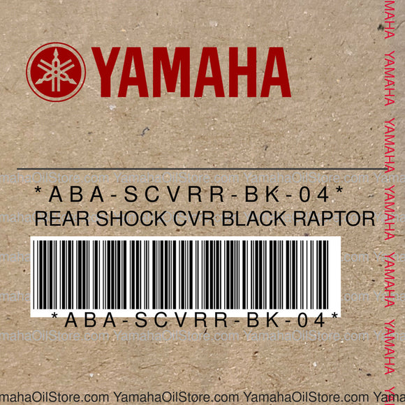 ABA-SCVRR-BK-04 Original OEM YAMAHA