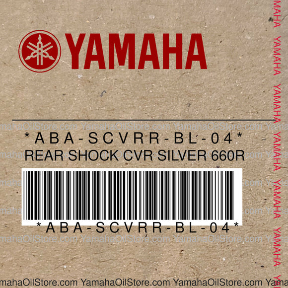 ABA-SCVRR-BL-04 Original OEM YAMAHA