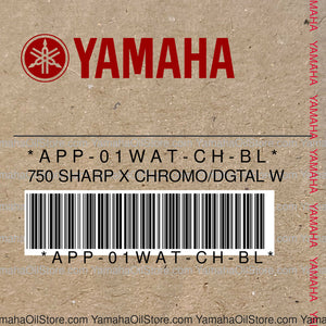 APP-01WAT-CH-BL Original OEM YAMAHA