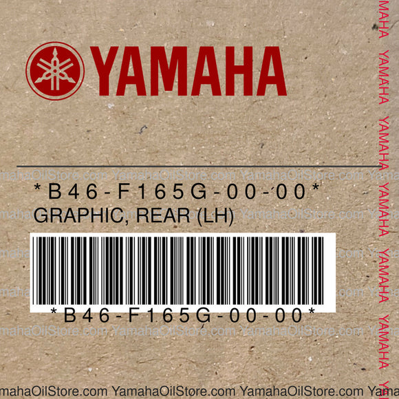 B46-F165G-00-00 Original OEM YAMAHA