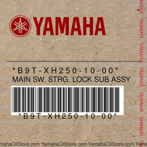 B9T-XH250-10-00 Original OEM YAMAHA