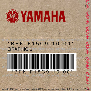 BFK-F15C9-10-00 Original OEM YAMAHA