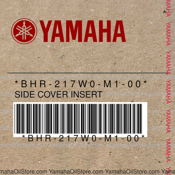 BHR-217W0-M1-00 Original OEM YAMAHA