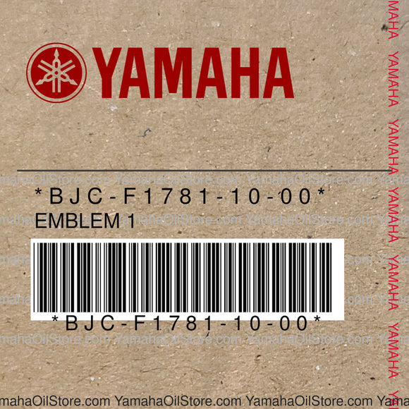 BJC-F1781-10-00 Original OEM YAMAHA