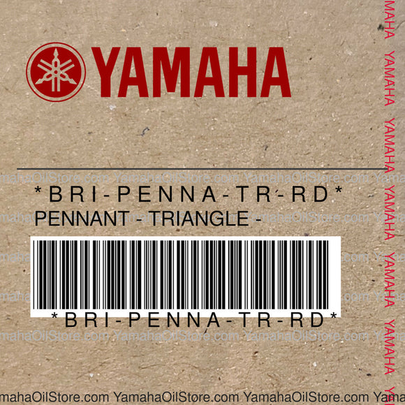 BRI-PENNA-TR-RD Original OEM YAMAHA