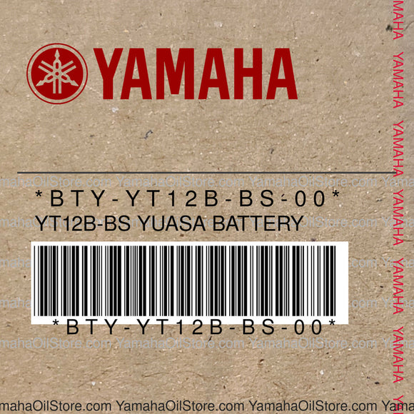 BTY-YT12B-BS-00 Original OEM YAMAHA