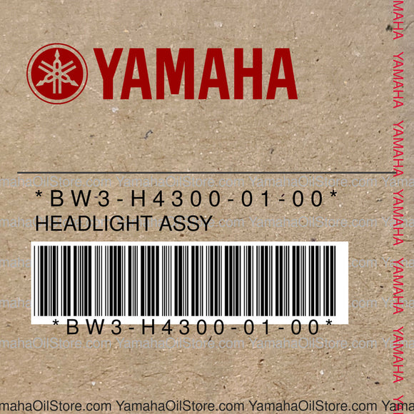 BW3-H4300-01-00 Original OEM YAMAHA
