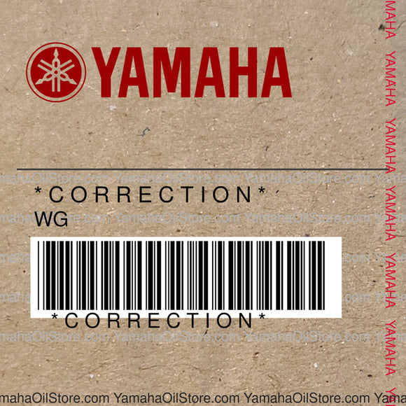 CORRECTION Original OEM YAMAHA