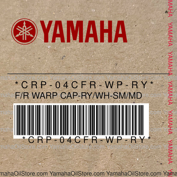CRP-04CFR-WP-RY Original OEM YAMAHA