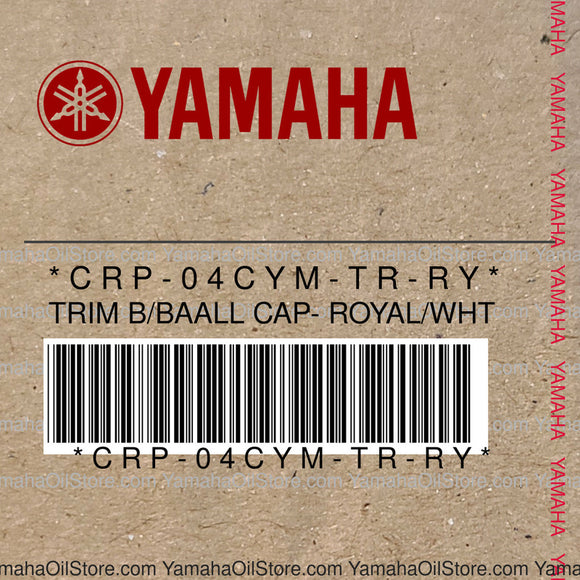 CRP-04CYM-TR-RY Original OEM YAMAHA