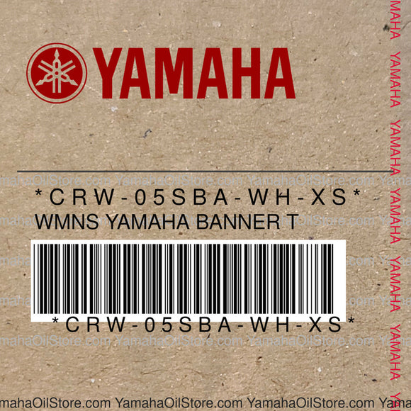 CRW-05SBA-WH-XS Original OEM YAMAHA