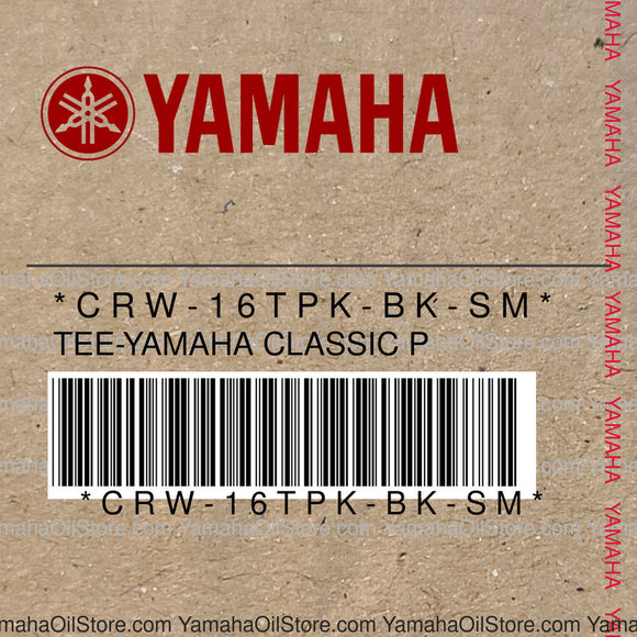 CRW-16TPK-BK-SM Original OEM YAMAHA