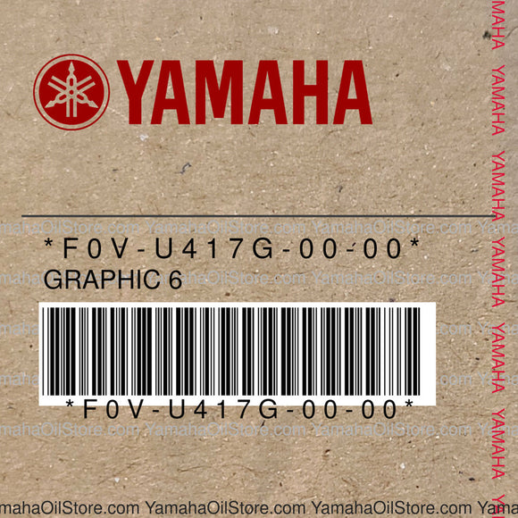 F0V-U417G-00-00 Original OEM YAMAHA