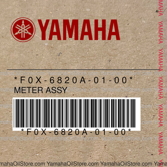 F0X-6820A-01-00 Original OEM YAMAHA