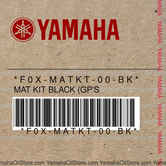F0X-MATKT-00-BK Original OEM YAMAHA