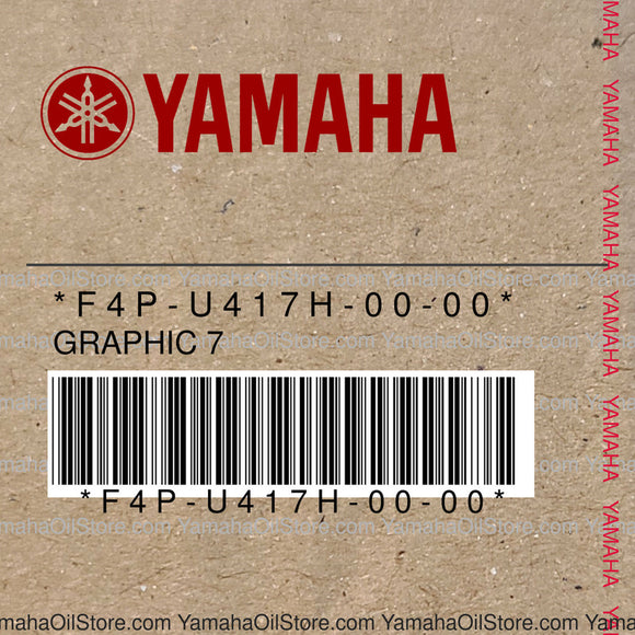 F4P-U417H-00-00 Original OEM YAMAHA