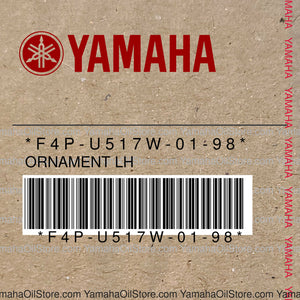 F4P-U517W-01-98 Original OEM YAMAHA