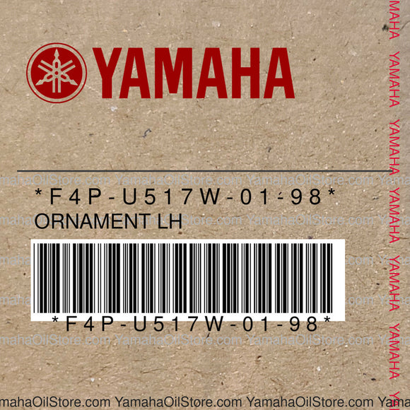 F4P-U517W-01-98 Original OEM YAMAHA