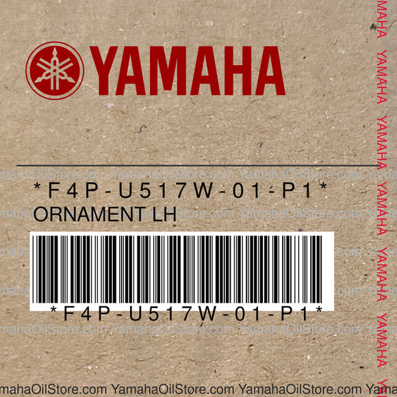 F4P-U517W-01-P1 Original OEM YAMAHA