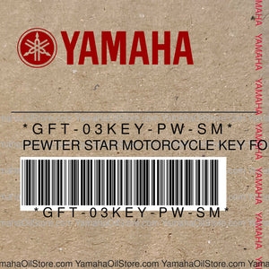 GFT-03KEY-PW-SM Original OEM YAMAHA