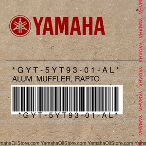 GYT-5YT93-01-AL Original OEM YAMAHA