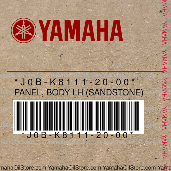 J0B-K8111-20-00 Original OEM YAMAHA