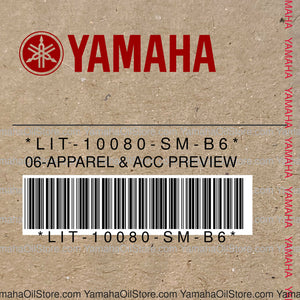 LIT-10080-SM-B6 Original OEM YAMAHA