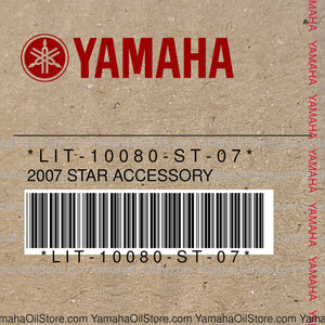 LIT-10080-ST-07 Original OEM YAMAHA