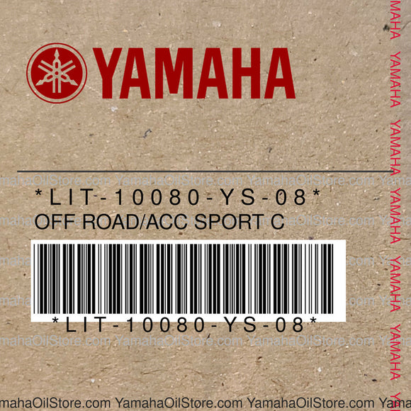 LIT-10080-YS-08 Original OEM YAMAHA