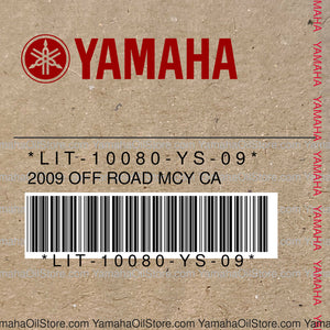 LIT-10080-YS-09 Original OEM YAMAHA
