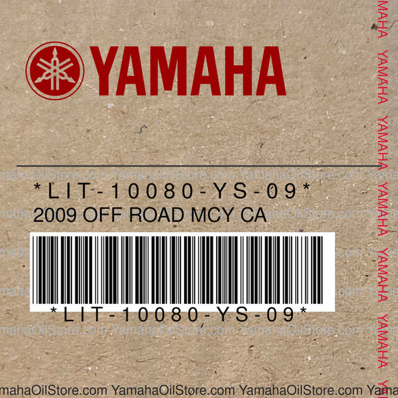 LIT-10080-YS-09 Original OEM YAMAHA