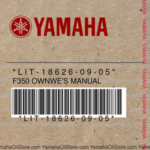 LIT-18626-09-05 Original OEM YAMAHA