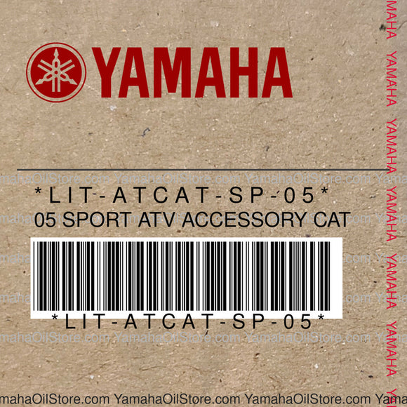 LIT-ATCAT-SP-05 Original OEM YAMAHA