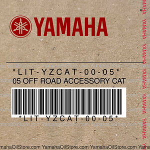 LIT-YZCAT-00-05 Original OEM YAMAHA