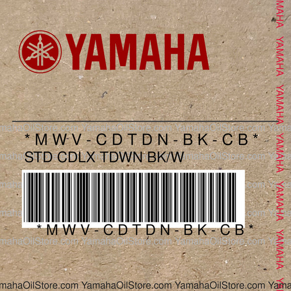 MWV-CDTDN-BK-CB Original OEM YAMAHA