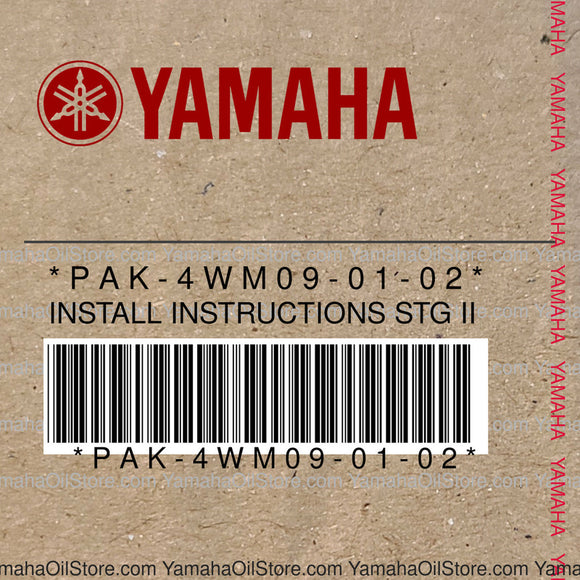 PAK-4WM09-01-02 Original OEM YAMAHA