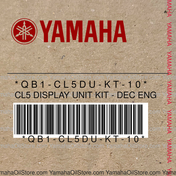 QB1-CL5DU-KT-10 Original OEM YAMAHA