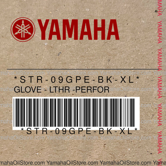 STR-09GPE-BK-XL Original OEM YAMAHA