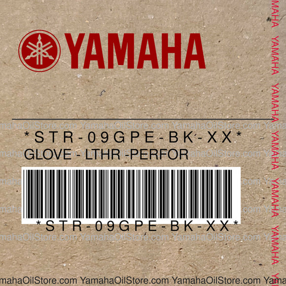 STR-09GPE-BK-XX Original OEM YAMAHA