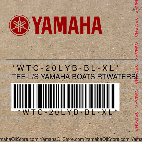 WTC-20LYB-BL-XL Original OEM YAMAHA